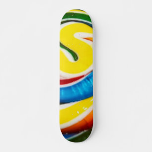 Skateboard van gekleurd Snoep