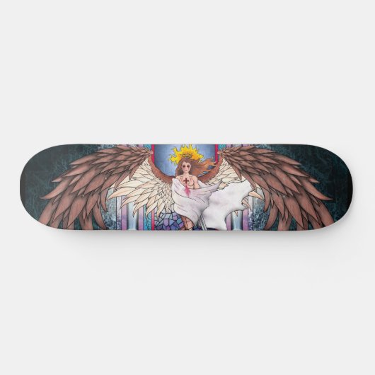 skateboard van Glas in lood (Horizontaal)