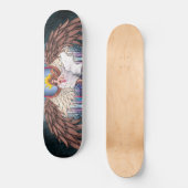 skateboard van Glas in lood (Voorkant)