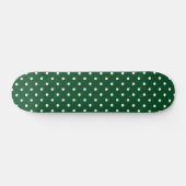 Skateboard van Green Polka Dots (Horizontaal)