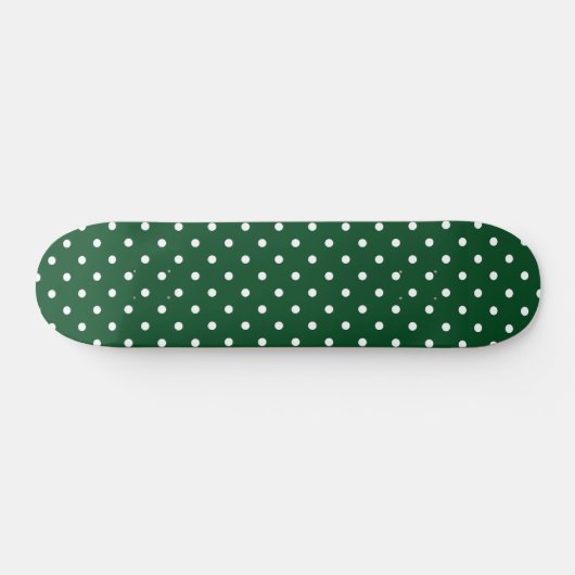 Skateboard van Green Polka Dots (Horizontaal)