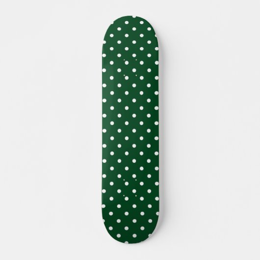 Skateboard van Green Polka Dots (Voorkant)