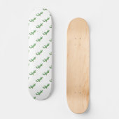 skateboard van groene lizards (Voorkant)