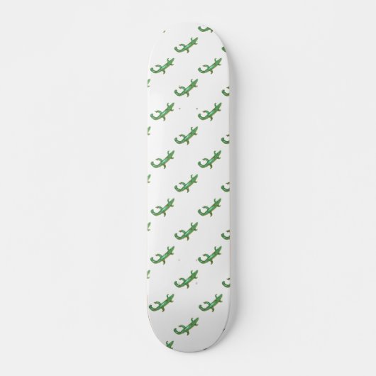 skateboard van groene lizards (Voorkant)