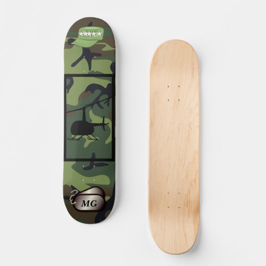  skateboard van het Camouflage-leger (Voorkant)