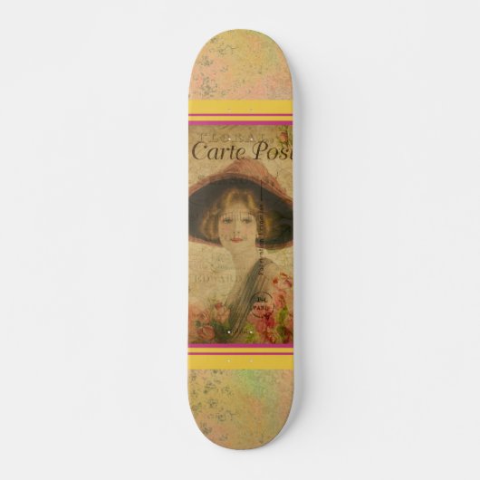 Skateboard van het Franse Briefkaart (Voorkant)