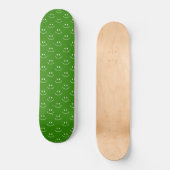 Skateboard van het Groene Smile Pattern (Voorkant)