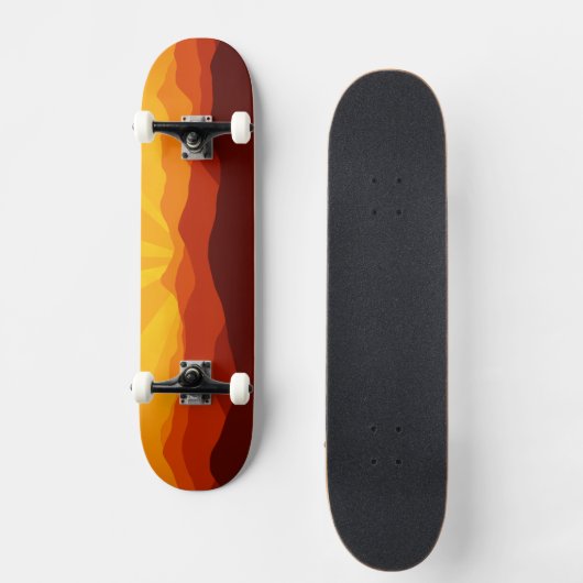 Skateboard van het landschapslandschap van de Suns (Voorkant)
