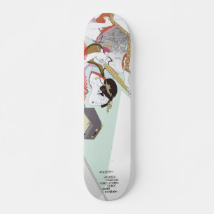 skateboard van het liefdesmeisje