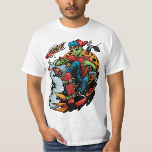 Skateboard van het Melkwegstelsel T-shirt