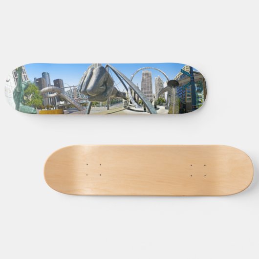 skateboard van het oerwoud in de stad (Horizontaal)