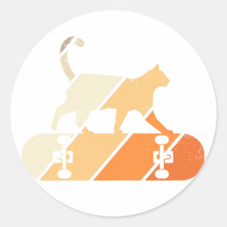 Skateboard van het type Primo Walk Ronde Sticker