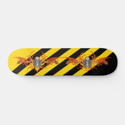 Skateboard van het vliegende Skeleton (Horizontaal)