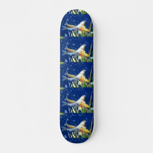 skateboard van japanese koi (Voorkant)