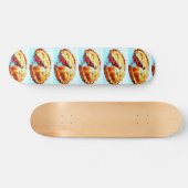 skateboard van kersen (Horizontaal)