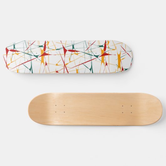 Skateboard van kleurrijke Splatter (Horizontaal)