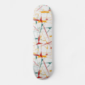 Skateboard van kleurrijke Splatter (Voorkant)