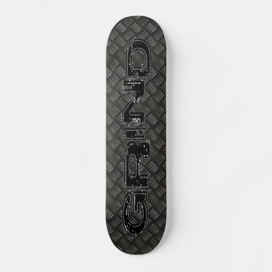 Skateboard van metaal (Voorkant)