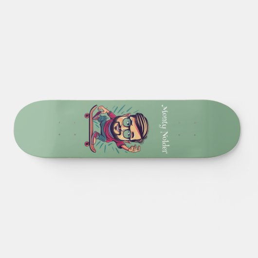 Skateboard van Monty Nolder (Horizontaal)
