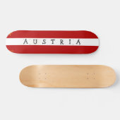 Skateboard van Oostenrijk (Horizontaal)