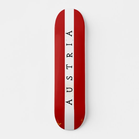 Skateboard van Oostenrijk (Voorkant)