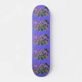 skateboard van paarse asters (Voorkant)