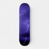Skateboard van Paarse Sky Lightning (Voorkant)
