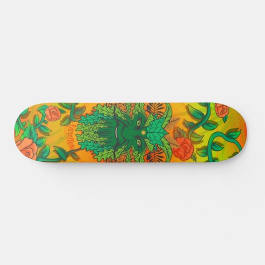 Skateboard van polymorph Green Man (Vader Earth) (Horizontaal)
