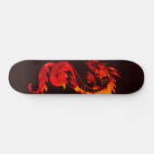 Skateboard van Red Fire Dragon (Horizontaal)