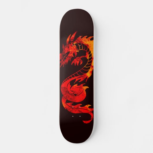 Skateboard van Red Fire Dragon (Voorkant)