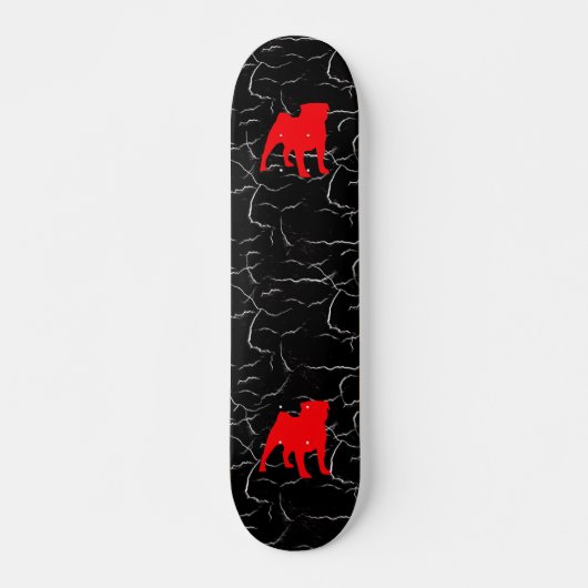 Skateboard van Red Pug 2 (Voorkant)