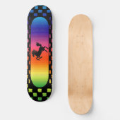 Skateboard van regenboogpaarden (Voorkant)