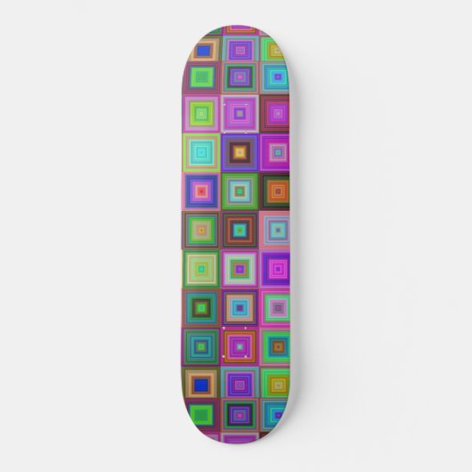 skateboard van regenboogpleinen (Voorkant)