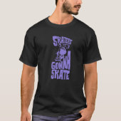 Skateboard van Schaats Cool Retro Flip T-shirt (Voorkant)