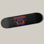 Skateboard van Schaats Rode Blauwe Graffiti<br><div class="desc">Elke Skateboarder zal van deze houden - zie mijn winkel voor veel meer geschenkideeën op skateboarden.</div>