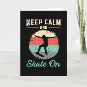 Skateboard van Skateboard houden kalm Skating Gift Kaart