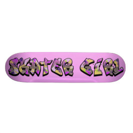 Skateboard van Skater Girl Graffiti
