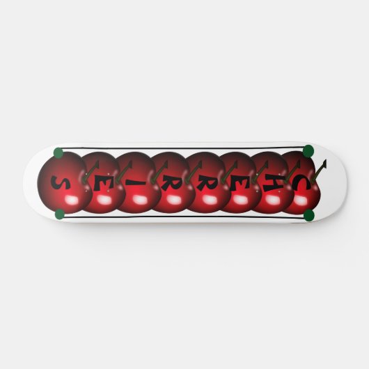 Skateboard van Super Cool Cherries (Horizontaal)