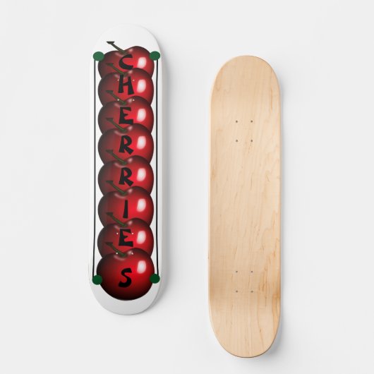 Skateboard van Super Cool Cherries (Voorkant)