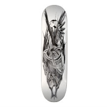 Skateboard van Triquetra crow