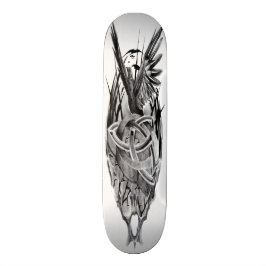 Skateboard van Triquetra crow
