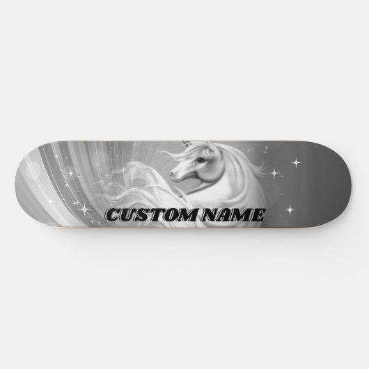 skateboard van Unicorn (Horizontaal)