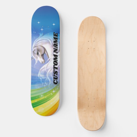 skateboard van Unicorn (Voorkant)