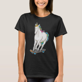 Skateboard van Unicorn T-shirt
