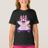 Skateboard van Unicorn T-shirt (Voorkant)