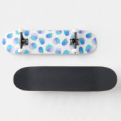 Skateboard van waterverf-penseelstreken (Horizontaal)