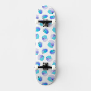 Skateboard van waterverf-penseelstreken