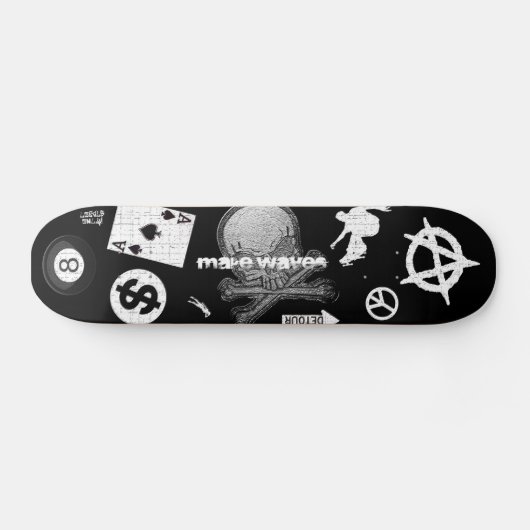 Skateboard van Waves Messenger (Horizontaal)