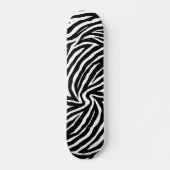 Skateboard van wolzebra Stripes (Voorkant)