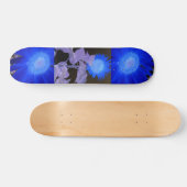 Skateboard van wolzonnebloemen (Horizontaal)